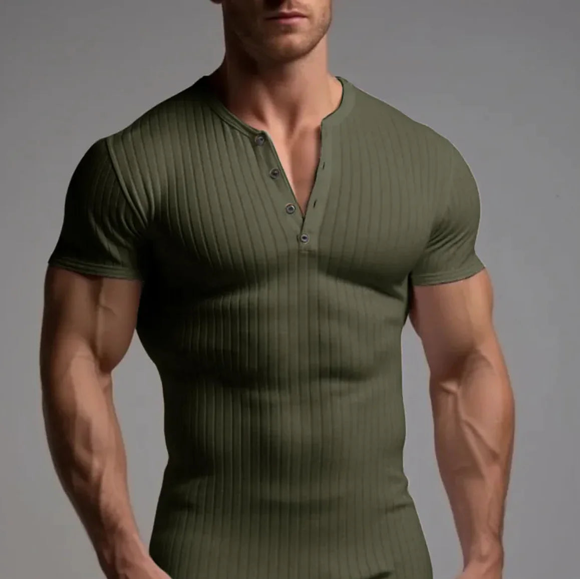 Men's Flex-Fit Solid Tee