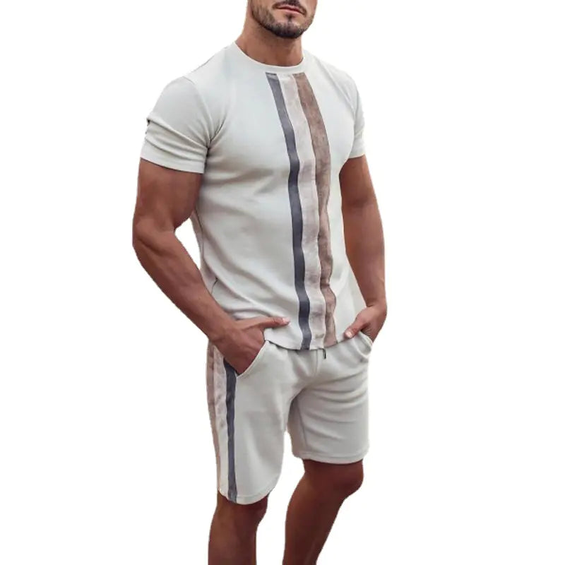 Men's Casual Chic Two-Piece Set