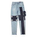 Patchwork Skinny Jeans for Women