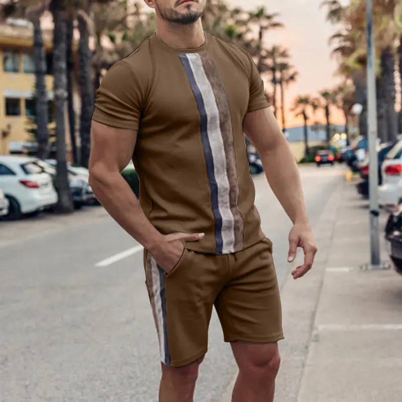 Men's Casual Chic Two-Piece Set