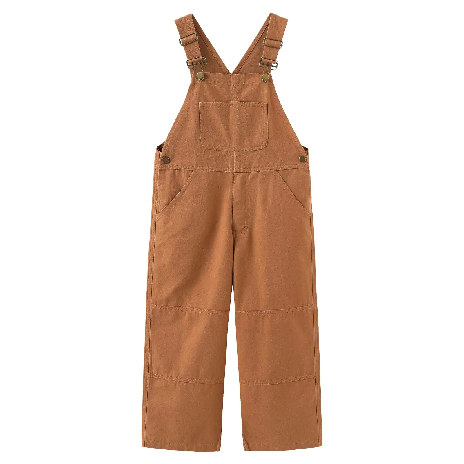 BROWN TREK Boys Canvas Overalls